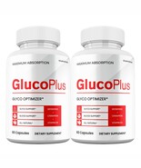 GlucoPlus Blood Optimizer Capsules, Max Strengtht, Gluco Plus Pills (2 Pack) - $32.62