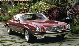 1974 Camaro Type Lt Maroon Poster 24 X 36 Inch - £16.23 GBP