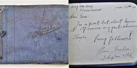 1925 antique AUTOGRAPH ALBUM harrisburg pa SUE PELEN Camp Curtin Jr High... - £69.95 GBP