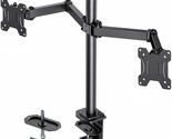 HUANUO Dual Monitor Arms Desk Mount for 13 to 27 inch, Heavy Duty Fully ... - $69.99