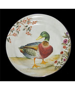 Pottery Barn Botanical Harvest MALLARD Duck Durable Matte Finish Dinner ... - €19,60 EUR