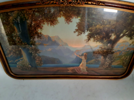 Antique R Atkinson Fox Art Deco Framed Lithograph, DAWN, Ca. 1920 - £83.22 GBP