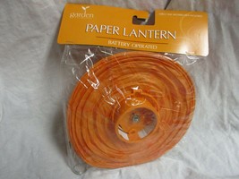 Garden  Paper Lantern Battery Operated Color Orange - $28.13