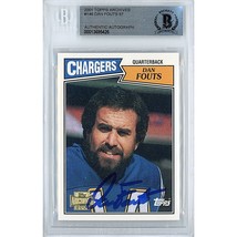 Dan Fouts San Diego Chargers Signed 2001 Topps Archives On-Card Auto Beckett BGS - $86.43