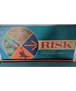 Vtg Risk Strategy Board Game Parker Brothers 1959 Board 1975 Parts &amp; Pieces - £15.84 GBP