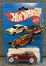 VTG &#39;35 Classic Caddy Hot Wheels No 3252 Maroon White Walls 1981 Die Cast Metal - $12.85