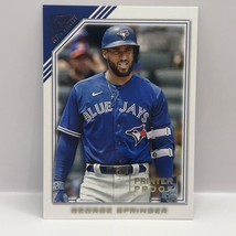 2022 Topps Gallery Baseball George Springer #77 Printer Proof Toronto Blue Jays - £1.59 GBP