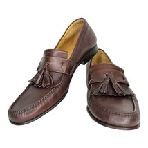 Salvatore Ferragamo Men&#39;s Tassel Loafers 9.5 D Leather Brown - £71.56 GBP