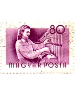 Collectible Used Hungary Postage Stamp - Workplace - $3.99