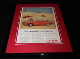 1962 Rambler Ambassador V8 Framed 11x14 ORIGINAL Vintage Advertisement - $44.54