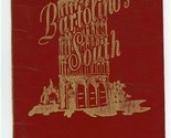 Bartolino&#39;s South Menu South Lindbergh St Louis Missouri 1990&#39;s - £14.98 GBP