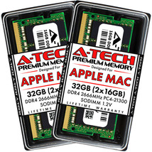 32Gb Kit 2X 16Gb Ddr4 2666 2667Mhz Memory Ram For Apple Mac Mini Late 2018 A1993 - £163.82 GBP