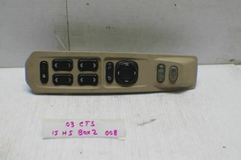 2003-2007 Cadillac CTS Left Driver Master Window Switch Box2 08 15H530 D... - $27.69