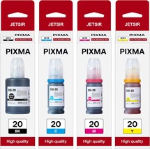 GI 20 GI20 Refill Ink Bottles Kit Compatible for Canon PIXMA G6020 G7020 G5020 M - £37.29 GBP