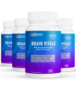 4 Pack Brain Vitale, advanced nootropic brain formula-60 Capsules x4 - £100.41 GBP