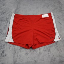 Nike Shorts Mens L Red Side Panels Pull On Athletic Lightweight Track Bottoms - £17.85 GBP