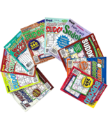 NEW Lot 10 Stopwatch, Puzzle Lovers, Fun & Easy & Solver's SUDOKU Puzzle Books - £21.64 GBP