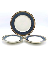 Set 3 MIKASA Grande IVORY Imperial Lapis Vtg Japon L2826 1 Dinner 2 Soup... - $34.58