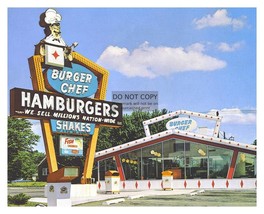 Burger Chef Vintage Burger Joint Shakes Restraunt 8X10 Photo - £6.66 GBP