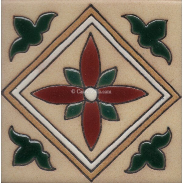 Ceramic High Relief Malibu Tiles Handcrafted - Caramel2 -  (you select t... - $189.00