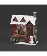 BEAR CABIN WITH MAMA and CUB  GLITTER SNOW GLOBE - $128.65