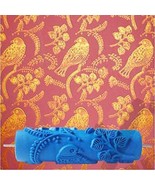 Rubber Roller Bird Patterned Wall Painting 7 Inch 3D Wallpaper Decoratio... - £13.89 GBP