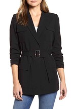 New Vince Camuto Black Career Belted Long Jacket Blazer Size M $139 - £51.95 GBP