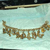 Mid-century beautiful CORO ten commandment bracelet~Rare - £61.52 GBP