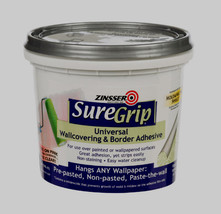Zinsser SureGrip High Strength UNIVERSAL WALLPAPER BORDER ADHESIVE Glue ... - $31.99