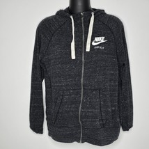 Nike Gym Vintage Full Zip Hoodie Jacket Just Do It Gray CN6892-010 Women... - $19.99