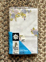 Vintage 60s Penneys Fashion Manor Flower/Floral Pillowcases Set of 2 New Sealed - £18.87 GBP