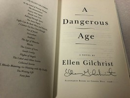  Mississippi author ELLEN GILCHRIST SIGNED BOOK A DANGEROUS AGE 1ST EDIT... - £17.94 GBP