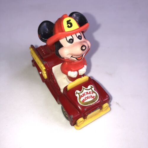Vintage Disney Diecast Mickey Mouse Fire Truck No. PD-2 - $3.47