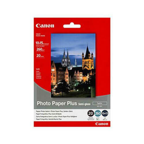 Canon Semi Gloss Photo Paper 260gsm 20pk - 4x6&quot; - $25.25