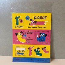 Vintage Sanrio 1994 K.I.CStaff Dog Stickers - £9.58 GBP