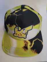 Pokemon Pikachu Bioworld Snapback Hat- Yellow- NEW - £11.21 GBP