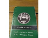 Empire Builder Amtrak Route Guide Seattle Portland Spokane St Paul Minne... - £19.08 GBP