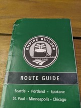 Empire Builder Amtrak Route Guide Seattle Portland Spokane St Paul Minne Chicago - £18.98 GBP