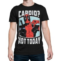 Deadpool Cardio? Not Today Men&#39;s T-Shirt Black - £27.87 GBP+