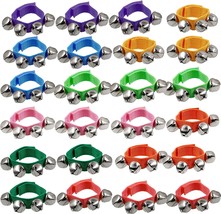 9&quot; Wrist Shaking Jingle Bells With Adjustable Ankle Bell Toys From, 24 Pc.. - £25.96 GBP