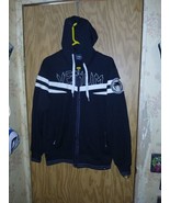 Venum Fight Team Hooded Jacket Womens XL Mens Medium Black White Drawstr... - £22.01 GBP