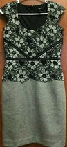 Ann Taylor Petite Dress Sleeveless Floral Lace Scoop Neck, Size 4 P - £23.10 GBP
