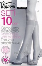 2 Pairs of 10 Denier Stretchy Women&#39;s Tights Vignoni Setì 10 Socks - $52.53 MXN