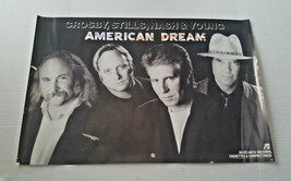 Crosby Stills Nash &amp; Young American Dream Poster 1988 Original Promo 30&quot; X 20&quot; - £61.43 GBP