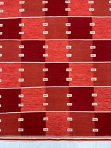 Handmade Wool Red Rug Bedroom Scandinavian Rugs Living Room Vintage Rug ... - $454.41+