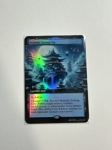 Otawara Soaring City - Foil Custom sticker on MTG bulk card. - £3.94 GBP