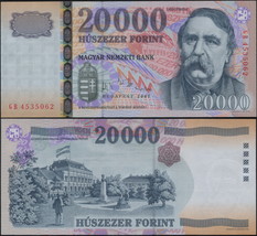 Hungary. Banknote 20000 forint. 2007. Unc. Paper. Cat# P.193d - $250.44