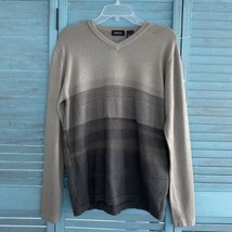 Claiborne Pullover Knit Sweater ~ Sz S ~ Gray ~ Long Sleeve - £18.65 GBP