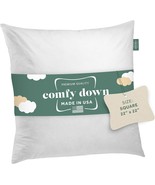 Squareare Pillow Insert, 22X22, Down And Feathers Fill, 100% Cotton Cove... - $42.99