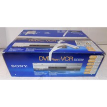 New in Box Sony SLV-D370P DVD VCR Combo with Hdmi Adapter - $421.38